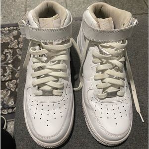 Nike Air Force Once Mens size 8.5 Women’s size 10. Worn a few times. Clean Shoes